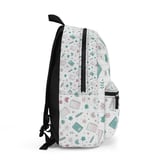 Kawaii Stationery Pattern Backpack, Aesthetic Spiral Notebook, & Accessory Pouch | Cute School Supplies for Students thumbnail 6