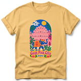 Gogh Pink City ~ Comfort Colors Premium Tee thumbnail 7