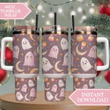 Whimsical Ghost & Candy Corn Digital Design Size Bundle Png thumbnail 8