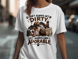 Dirty But Adorable Bernese Mountain Dog Tee thumbnail 8