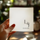 Modern Monogram Napkins thumbnail 6