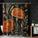 Marigold Tumbler Design, Floral Digital Paper, Printable Flower Tumbler PNG, Scrapbook Paper, Watercolor Flower Background, Digital Download thumbnail 10