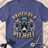Raised By A Pit Bull Tee | Pit Bull Lover Shirt | Pittie Shirt | Bully Breed Apparel thumbnail 11