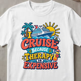 Cruise Therapy Graphic T-Shirt thumbnail 2