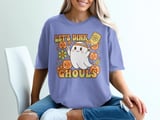 Pickleball Comfort Colors Shirt, Let's Dink Ghouls, Vintage Graphic Tee, Retro Halloween Ghost Dink Paddle Apparel thumbnail 8
