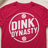 Pickleball Sport-Tek Performance Tee, Dink Dynasty, Moisture-Wicking Athletic Pickleball Court Apparel thumbnail 6