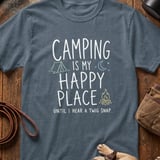 Camping Happy Place Tee thumbnail 3