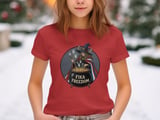Swedish American Halloween Sweatshirt and T-shirts, Fika Freedom Witch Sweatshirt, Halloween Sweatshirt, Swedish American Witch, Spooky thumbnail 3