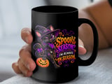Spooky Season Black Cat Mug thumbnail 11