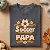 Retro Soccer Papa Tee thumbnail 2