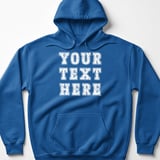 Custom Text Hoodie thumbnail 3