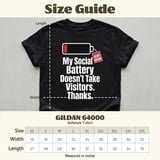 Do Not Disturb Social Battery T-Shirt thumbnail 9