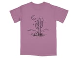 Desert Moonrise Cactus T-Shirt thumbnail 4