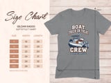 Boat Trick Or Treat Crew Dockside Candy Run Halloween Boating Graphic Crewneck Sweatshirts thumbnail 5