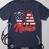 VA Nurse Patriotic Tee thumbnail 4