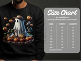 Spooky Gardener T Shirt, Ghost Pumpkin Patch Tee, Halloween T Shirt, Cute Ghost Design, Fall Apparel, Autumn T Shirt, Harvest Season Top thumbnail 5
