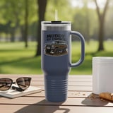 Muddy By Choice Tumbler, Grand Wagoneer Tumbler, The Waggy Tumbler, Car Tumbler, Off Road Vehicle Tumbler, Car Lover Gift thumbnail 1