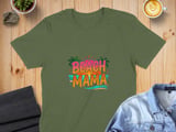 Beach Mama T-Shirt, Summer Vacation Shirt for Moms, Tropical Sunset Palm Tree Coastal Mom Life Tee, Mother's Day Gift thumbnail 4