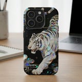 Mother of Pearl Tiger MagSafe® Phone Case thumbnail 2