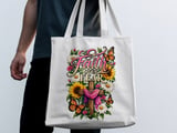 Faith Over Fear Floral Tote Bag thumbnail 10