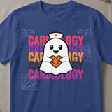Cardiology Ghost Nurse Tee thumbnail 4