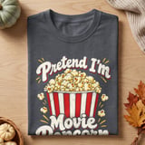 Pretend I'm Movie Popcorn Tee thumbnail 2