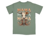 Western Mama Skull & Sunflower T-Shirt thumbnail 5