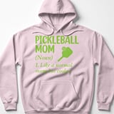 Pickleball Gildan Fleece Hoodie, Pickleball Mom (Noun) 1. Like a Normal Mom but Cooler, Court Pullover thumbnail 8