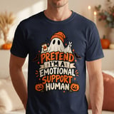 Emotional Support Human Ghost Tee thumbnail 4