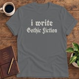 I Write Gothic Fiction Softstyle Tee thumbnail 3