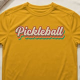 Pickleball Sport-Tek Performance Tee, Pickleball, Retro Style Open Play Athletic Court Apparel thumbnail 3