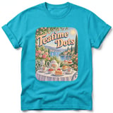 Teatime Dots ~ Comfort Colors Premium Tee thumbnail 5