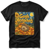 Gogh Hedgehog ~ Comfort Colors Premium Tee thumbnail 1