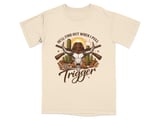Desert Outlaw Skull Graphic T-Shirt thumbnail 10