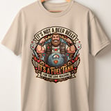 Fuel Tank Love Machine T-Shirt | Funny Beer Belly Humor Dad Shirt | Bearded Biker Husband Gift | Valentine's Day Fathers Day Tee for Him thumbnail 5