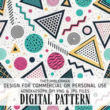 Abstract Pop Geometric Digital Size Bundle Png thumbnail 2
