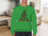 Tree Put Up A Fight Christmas Sweatshirt thumbnail 4