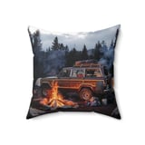 Waggy Pillows and Pillow Cases, Grand Wagoneer Camping Decor, SUV Lover Gift, Wood Panel Decor, Car Enthusiast Pillowcase thumbnail 4
