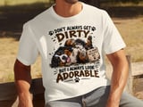 Dirty But Adorable Bernese Mountain Dog Tee thumbnail 4
