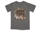 "Howdy Y'all" Boots & Cactus Graphic T-Shirt thumbnail 1