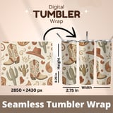 Boho Western Desert Bloom Digital Design Size Bundle Png thumbnail 7