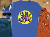 Cute Cats with Electric Guitars, Animal Lover T-Shirt, Rock Band Cats Tee, Cool Graphic Cat Music T-Shirt, rock and roll thumbnail 6