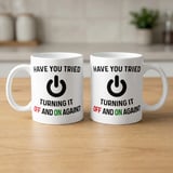 IT Support Gift Mug – Turn It Off and On Again thumbnail 4
