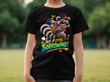 Just A Little Borrowing Randy the Raccoon Tee thumbnail 6