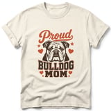 Proud Bulldog Mom Tee thumbnail 3