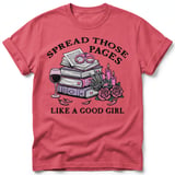 Spread Those Pages Like A Good Girl Tee thumbnail 27