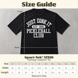 Pickleball Sport-Tek Performance Tee, Just Dink It Est. 1965 Pickleball Club, Performance Court Apparel thumbnail 11