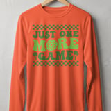 Pickleball Sport-Tek Long Sleeve Tee, Just One More Game, Sun Shield Shirt for Pickleball Court Play thumbnail 4
