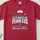 Faith Makes Me Fearless Tee thumbnail 5