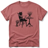 Cozy Bookish Cat Tee thumbnail 27